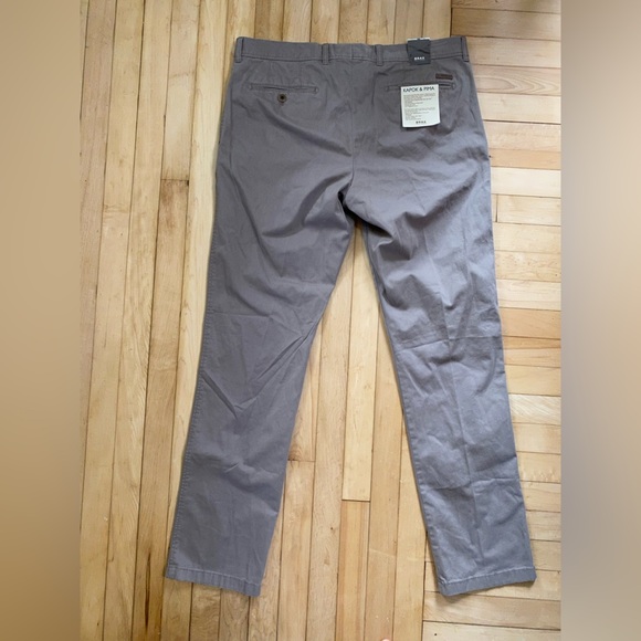 New Brax Feel Good Kapok & Pima Beige Chino Pants Men’s Cotton Trousers - Picture 6 of 7